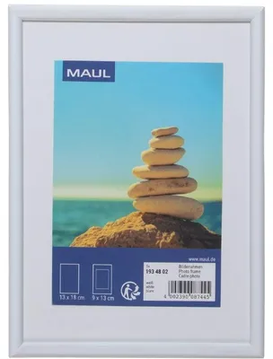 Obrázek produktu pro Rámeček na obrázky MAUL MAULart plast 13 x 18 cm, cca B6 bílý