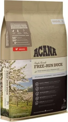 Zdjęcie produktu dla Acana Singles Free-Run Duck 2kg