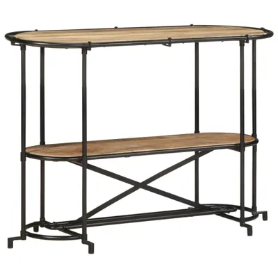 Zdjęcie produktu dla Stolik konsolowy, 110x42x76 cm, lite surowe drewno mango