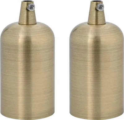 Obrázok produktu pre držiaky lámp 2 ks bronzové E27