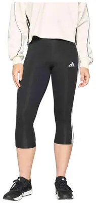 Produktbild von adidas Damen Essentials 3-Stripes Leggings 3/4 Length Tights, Black, S