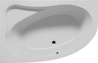 Produktbild von RIHO Aryl Eck-Badewanne, Version rechts, Einbau, 2-Sitzer, weiß, B021001005