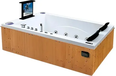 Produktbild von Whirlwanne Whirlpool Blubberbad Hydromassagewanne Spa-Bad 186x150 cm