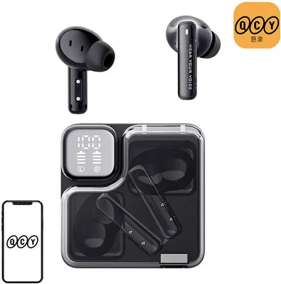 Produktbild von QCY MeloBuds Neo, Kabellos, Anrufe/Musik, Kopfhörer, Schwarz