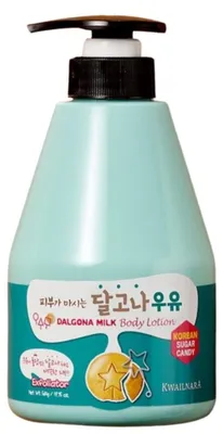 Obrázek produktu pro KWAILNARA - Dalgona Milk Body Lotion Exfoliační a hydratační tělové mléko, 560 g