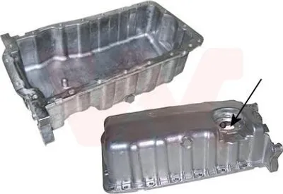 Produktbild von VAN WEZEL 5888071 Ölwanne Motorölwanne für VW Golf IV Schrägheck (1J1) POLO (9N) Golf IV Variant (1J5) für SKODA Octavia II Combi (1Z5) für AUDI