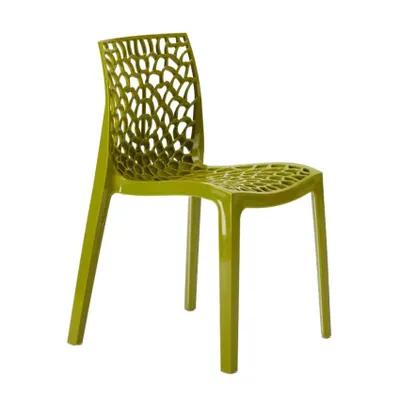 Produktbild von Bunte Designstühle Gruvyer Grand Soleil Außen Innenbereich Stühle Polypropylen - Grün