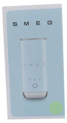 Obrázok produktu pre Smeg MFF02PGEU, Automatický napeňovač/zohrievač mlieka, Zelená, Keramický, 120 ml, 180 ml, Pastel green