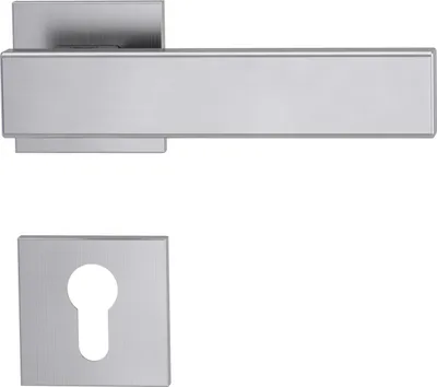 Produktbild von Griffwerk VAYA 200 CUBICO fast2fix Fast2Fix Rosetten eckig Profilzylinder Edelstahl matt