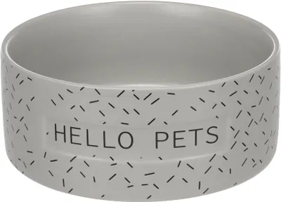 Image de Flamingo gamelle ronde Lada grise pour chiens