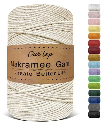 Image de Corde de macramé, 3 mm x 500 mètres, idéale pour les créations DIY