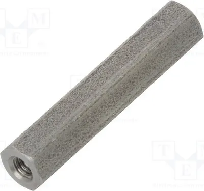 Produktbild von 10x Distanzmuffe mit Gewinde Innengew: M2,5 25mm  sechskant 142X25 Distanzelemente