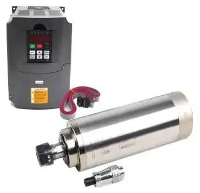 Obrázek produktu pro Vřetenový motor, výkon 2,2 kW, vodochlazený systém, vřeteno a frekvenční měnič