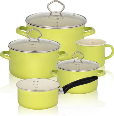 Produktbild von Karl Krüger 89566PAG Topf-Set Juist 5-tlg., grün