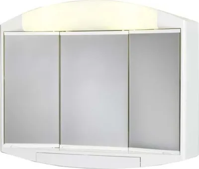 Produktbild von Spiegelschrank Jokey Elda 59 x 15,5 x 49 cm weiß 3-türig Energiesparlampe IP 20