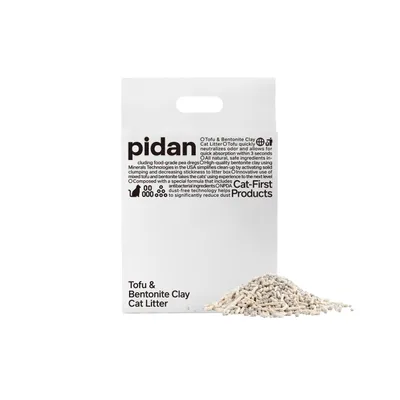 Produktbild von PIDAN Blended Tofu Katzenstreu 2.4 kg Tofu und Bentonit