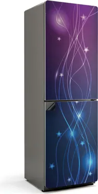 Obrázek produktu pro Magnetický kryt lednice - Magnetická fólie magnetická kuchyňská - Magnetická dekorace na lednici - Samolepicí magnetická tabule - Magnetická fólie na dveře lednice - 60x190 cm