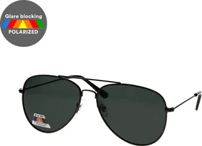 Produktbild von Spectrum polarisierte Sonnenbrille Pilot schwarz grün Herren