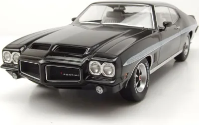Produktbild von KK Scale 181351 Pontiac LeMans GTO 1972 schwarz 1:18
