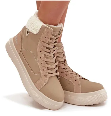 Zdjęcie produktu dla Buty Zimowe Damskie Z Kożuszkiem Lee Cooper LCJ-25-01-3736 Beżowe 38