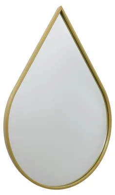 Image de Miroir Fragix Boston - Doré - Cadre métallique - 80 x 50