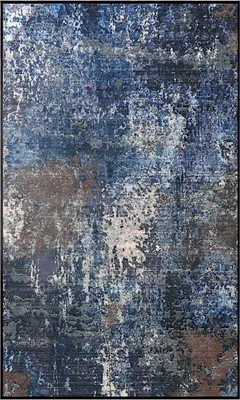 Produktbild von Designer Teppich Modern Wohnzimmer waschbar & rutschfest - Fancy XII - Fußbodenheizung geeignet 50x80 cm