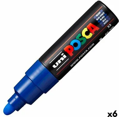 Productafbeelding van POSCA - POSCA PC7M B, donkerblauw | 1 stuk | 6 stuks
