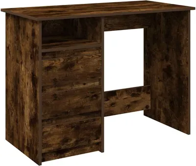 Produktbild von Schreibtisch Räuchereiche 102x50x75 cm Holzwerkstoff
