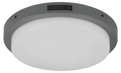 LED Außenleuchte mit Sensor, 14W, 1450lm, anthrazit, 30x30 cm