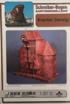 Produktbild von Schreiber-Bogen Kartonmodellbau Krantor Danzing HO