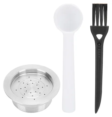 Produktbild von Kaffeekapsel-Löffel-Bürsten-Set, Ersatz, wiederverwendbar, für Lavazza MIO-Maschine