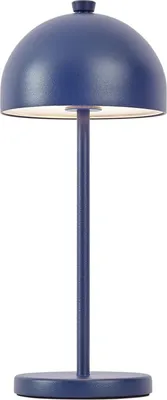 Produktbild von Tischleuchte Blau inkl  LED IP54 Wiederaufladbar mit Ladestation Squirrel