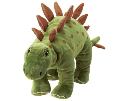 Produktbild von JÄTTELIK IKEA Stegosaurus Dinosaurier Plüsch Kuscheltier grün 50cm
