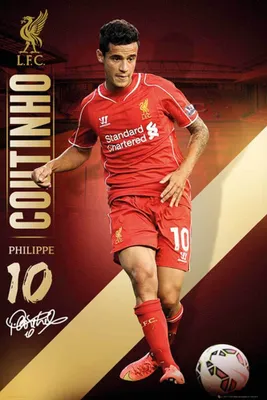 Obrázek produktu pro Fotbal - Plakát - Liverpool - Countinho 14/15