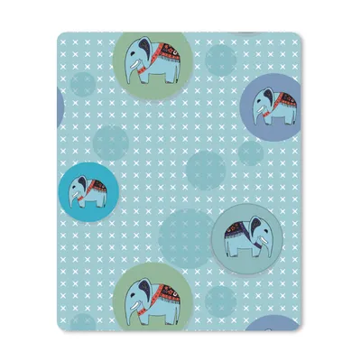 Produktbild von MuchoWow® Mauspad Mousepad Elefant - Punkte - Design 30x40 cm - Mousepads - Maus Mat - Pad - Mausunterlage - Mausmatten