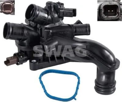 Produktbild von SWAG Thermostat Kühlmittel 105°C passend für PEUGEOT 207 (WA, WC) 207 CC (WD) 308 SW I (4E, 4H) 207 SW (WK) für CITROËN BERLINGO (B9)