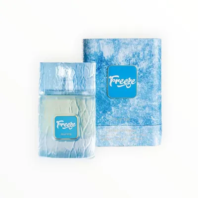 A perfume bottle and its box are displayed against a white background.