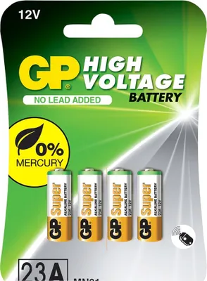 Produktbild von GP 10023 AC4 Hoog Voltage Alkaline-Knopfzellenbatterien 23 a (MS21/MN21), 4 Stk.