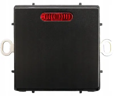 Produktbild von MIUUN Einzelschalter Modul 45A Schwarz Unterputz