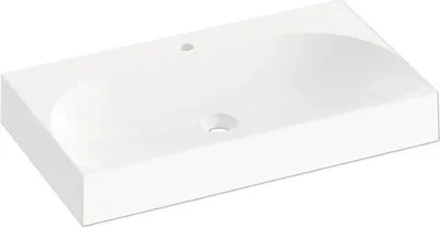 Zdjęcie produktu dla Umywalka do szafki RAVAK Lite marmur biały 80 mm XJX01280005