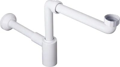 Produktbild von OMP TEA 1 1/4 x Ø 32 mm Raumspar Flaschensiphon Geruchsverschluss für Waschtisch 1950.511.5 Chrono