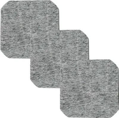 Produktbild von vhbw 3x Aktivkohle-Filter kompatibel mit Tefal Universalis 800 Fritteuse - 12 x 12 x 0,8 cm