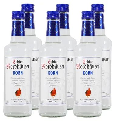 Produktbild von Echter Nordhäuser Korn (6 x 0,35L)