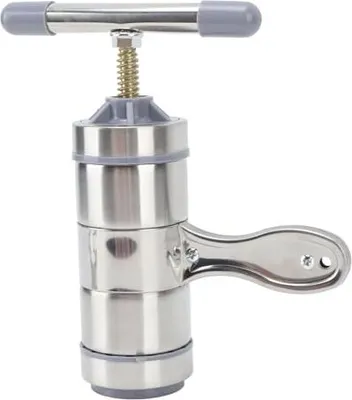 Produktbild von Nudelmaschine aus Edelstahl, manuelle Maschine 5 verschiedene Formen, Presse, Küche