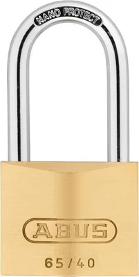 Produktbild von ABUS 65/40HB40 KD, Herkömmliches Vorhängeschloss, Tastensperre, Unterschiedliche Schließung, Messing, Messing, Gehärteter Stahl