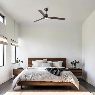 Produktbild von ventyly ORIGINAL schwarzer Deckenventilator Ø120cm leicht