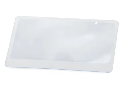 Obrázok produktu pre Verk 09122 Fresnelova obdĺžniková lupa Čítacia lupa 85 x 55 mm