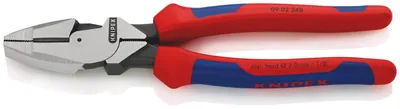 Produktbild von Knipex 09 02 240, Lineman's, Chromium-vanadium steel, Kunststoff, Blue/Red