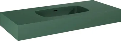 Produktbild von Jungborn Waschtisch DECEM 1008 x 460 mm forrest grün matt