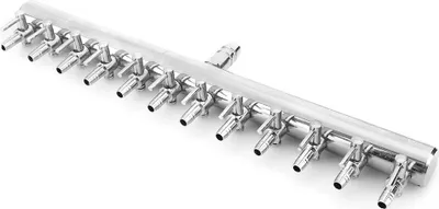 Image de Vanne depour aquarium, régulateur en acier inoxydable pour aquarium de poissons, vanne de distribution pour aquarium de poissons